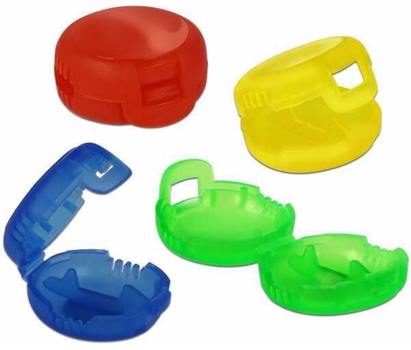 DeLOCK - Cable Marker Clip Set - Kabelmarkeerders - 4-delig - Tot 3,5 mm