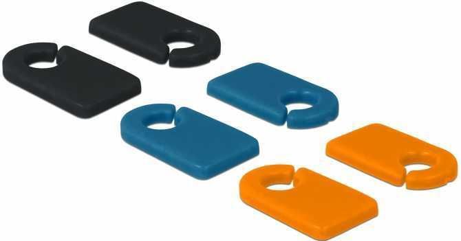 DeLOCK - Cable Marker Clip - Kabelmarkeerders - Set van 6 stuks