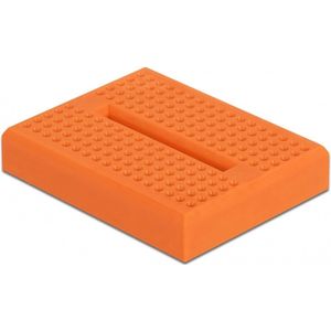 Delock Experimentier-Mini Steckbrett 170 Kontakte orange