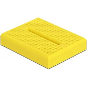 Mini Breadboard met 170 insteekpunten / geel