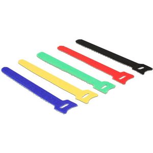 Klittenband - 10 Stuks - 150 mm - 12 mm - 5 Kleuren