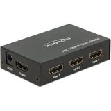 DeLOCK - HDMI Schakelaar - 3 naar 1 - Versie 2.0 - 4K 60Hz HDR