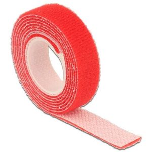 Klittenband - Rood - Nylon/Polyester - 1 Meter