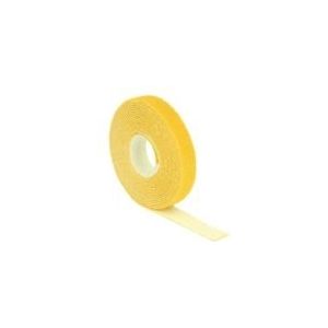 Klittenband rol 13mm / geel (3 meter)