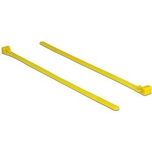 DELOCK Kabelbinders herbruikbaar hittebestendig L 200 x B 7,5 mm 100 stuks geel