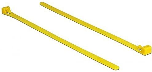 Delock - Kabelbinders - Geel - Nylon 66 - 100 Stuks