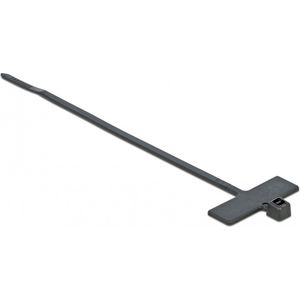 Tie-wraps 200 x 2,5mm / zwart - met label (10 stuks)
