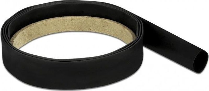 DeLOCK - Krimpkous - Zwart - Polyolefine - 1 m