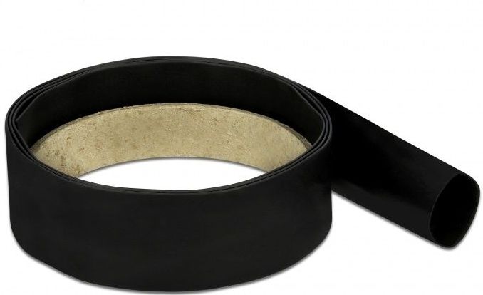 Krimpkous - Zwart - Polyolefine - 1 Meter - Krimpverhouding 2:1