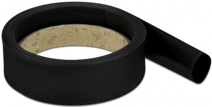 Delock - Krimpkous - Zwart - 2 m x 18 mm - Polyolefine