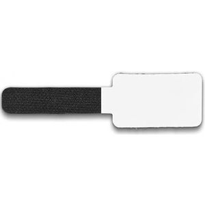 Klittenband Mini-haak-en-lus kabelhouder L 90 mm x W 24 mm zelfklevende 10 stuks zwart