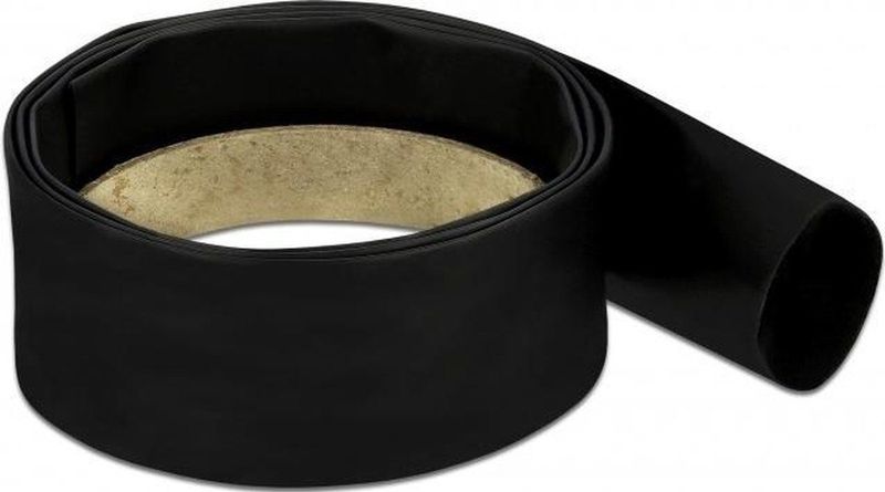 Krimpkous - Zwart - Polyolefine - Lengte 1 m