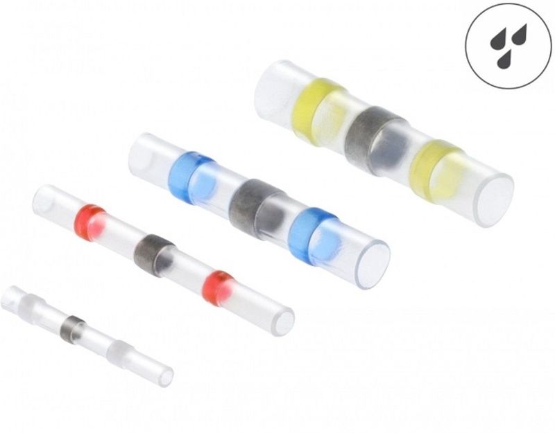 Delock - Solderdraadverbindingen - Waterdicht - Set met 4 Kleuren en Diameters