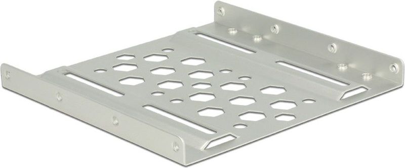 Premium 2,5'' HDD/SSD naar 3,5'' slot montage frame / aluminium / zilver