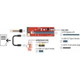 PCI Express Riser Card - USB 3.0 Kabel - 60 cm