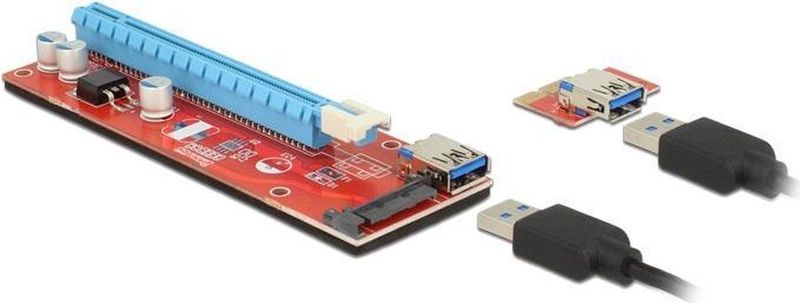 PCI Express Riser Card - USB 3.0 Kabel - 60 cm