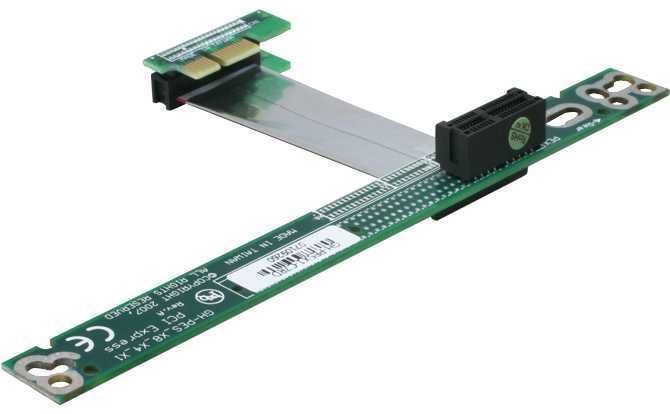 Delock - PCI Express Riser Kaart - x1 naar x1 - Accessoires voor Moederborden