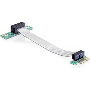 Delock - Riser Card PCI Express X1 - Flexibele Kabel - Compact Ontwerp