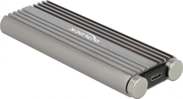 Delock - Externe Behuizing - M.2 NVME - USB-C - 20 Gbps - Metalen
