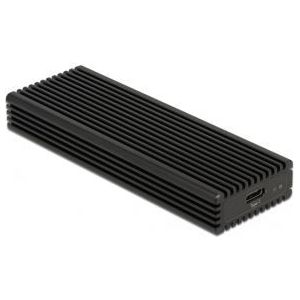DeLOCK - 42004 - Behuizing - Zwart - Voor M.2 PCIe NVMe en SATA SSD's