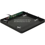 DeLOCK Behuizing 5.25'' Slot-in Slim SATA - USB 3.0 - Zwart