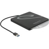 DeLOCK Behuizing 5.25'' Slot-in Slim SATA - USB 3.0 - Zwart