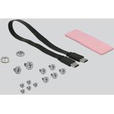 DeLOCK - Externe Behuizing - Zwart - Voor M.2 NVMe PCIe SSD - USB3.1