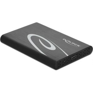 Delock - 42610 - Externe Behuizing - Aluminium - USB 3.1 Gen 2