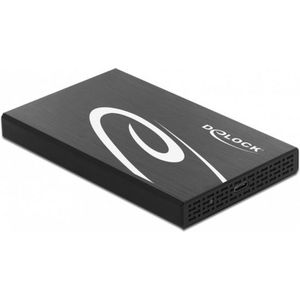 Delock - Externe Behuizing - Wit - 2,5 inch SATA HDD/SSD - SuperSpeed USB 10 Gbps