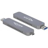 Delock - M.2 NVME PCIe SSD Behuizing - USB Type-C™ en Type-A - Metaal