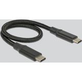 DeLOCK - 42633 - External USB Type-C Combo Behuizing - M.2 NVMe/SATA - Metaal