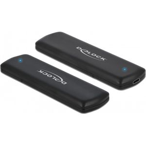 Delock Ext USB Type-C Combo Behuizing M.2 NVMe PCIe SATA SSD wf