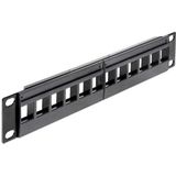 Delock Patch Panel Zwart