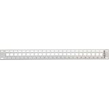 Premium - 19'' Patch Panel - 1U - Grijs - Voor 24 Keystone Modules