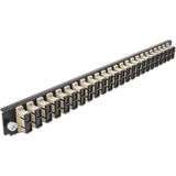 19 inch splice doos voorpanel 24 poort SC duplex beige