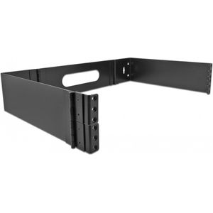 Delock 19″ Wall Mount Rack 2U foldable black