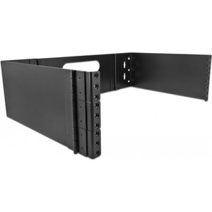 Delock 19″ Wall Mount Rack 3U foldable black