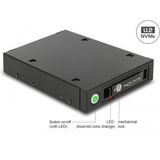 Delock - 3,5" Verwijderbaar Frame - Accessoires voor Harde Schijven - Metalen - Geschikt voor U.2 NVMe SSD of SATA/SAS HDD/SSD
