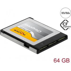 Delock - CFexpress 1.0 - Geheugenkaart - 64 GB - Type B - PCIe x2 Rev. 3.0