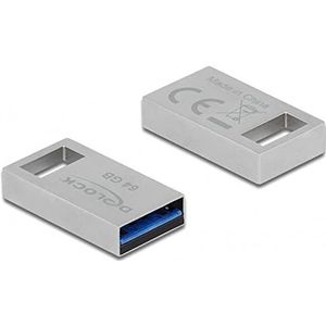 Delock USB-stick (64 GB, USB A, USB 3.2), USB-stick, Zilver