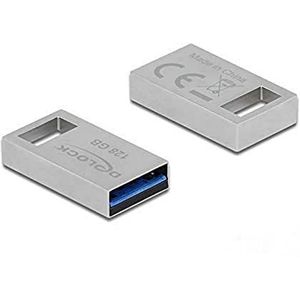 DeLOCK - USB Stick - Zilver - 128 GB - USB 3.2 Gen 1
