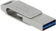Delock - USB-stick - 16 GB - Zilver - USB-A - USB-C