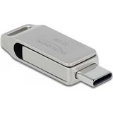 DeLOCK - USB-stick - Zilver - 32 GB - USB 3.2 Gen 1 / USB-C
