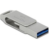 Delock - USB-stick - Grijs - 64 GB - USB-A en USB-C