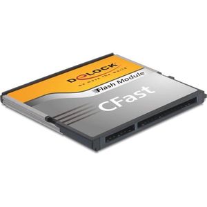Delock CFast flash geheugenkaart (128 GB, CFast 2.0), Geheugenkaart