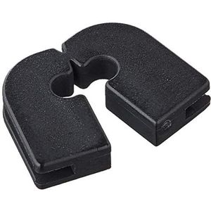 Delock kabeldoorvoer rechthoekig - gatdiameter 2,3 mm 10 stuks zwart