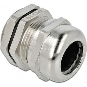 Delock - Kabelwartel - Zilver - Metaal