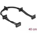 Delock kabel Power SATA 15 pins male > 4 x SATA 15 pins female 40 cm z