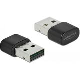 DeLOCK - WLAN / Wi-Fi & Bluetooth Dongle - Dual Band AC600 - Zwart - USB-A