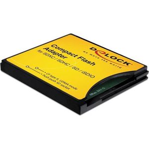 DeLOCK Compact Flash Adapter voor SD/MMC kaartlezer 61796